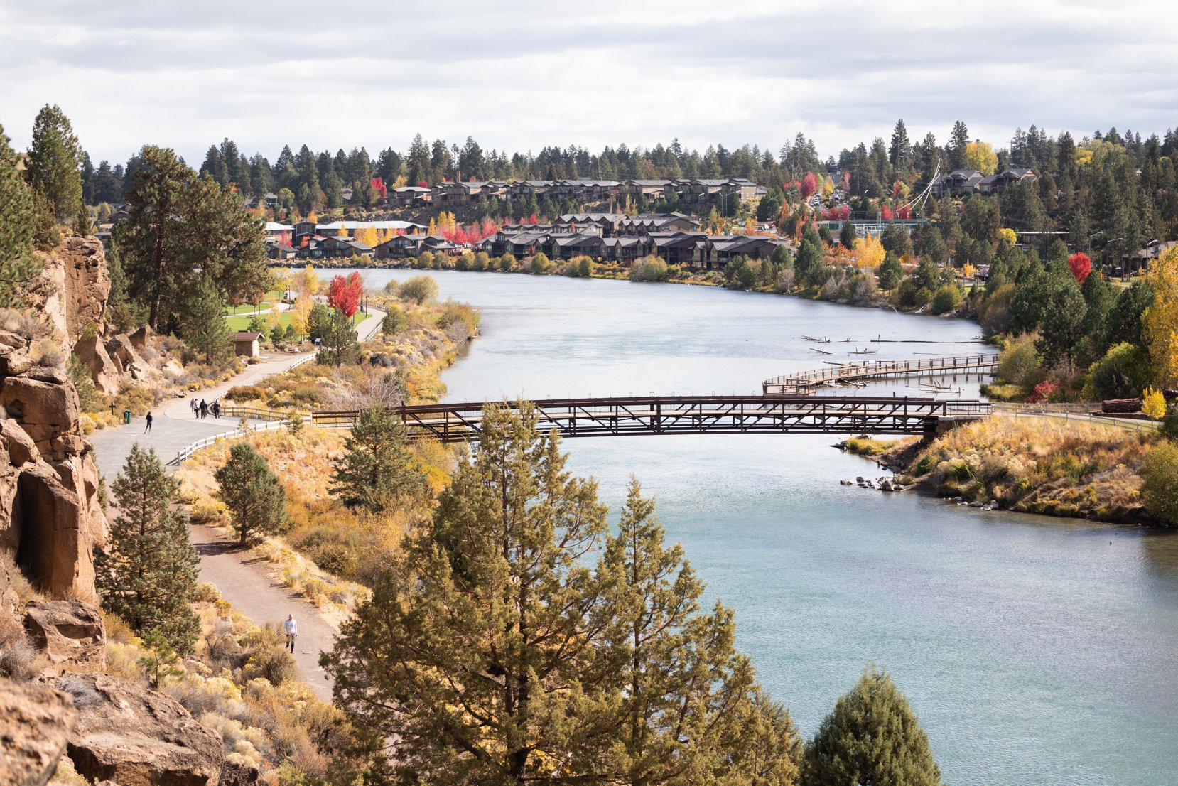 View from Haven Co-working in Bend