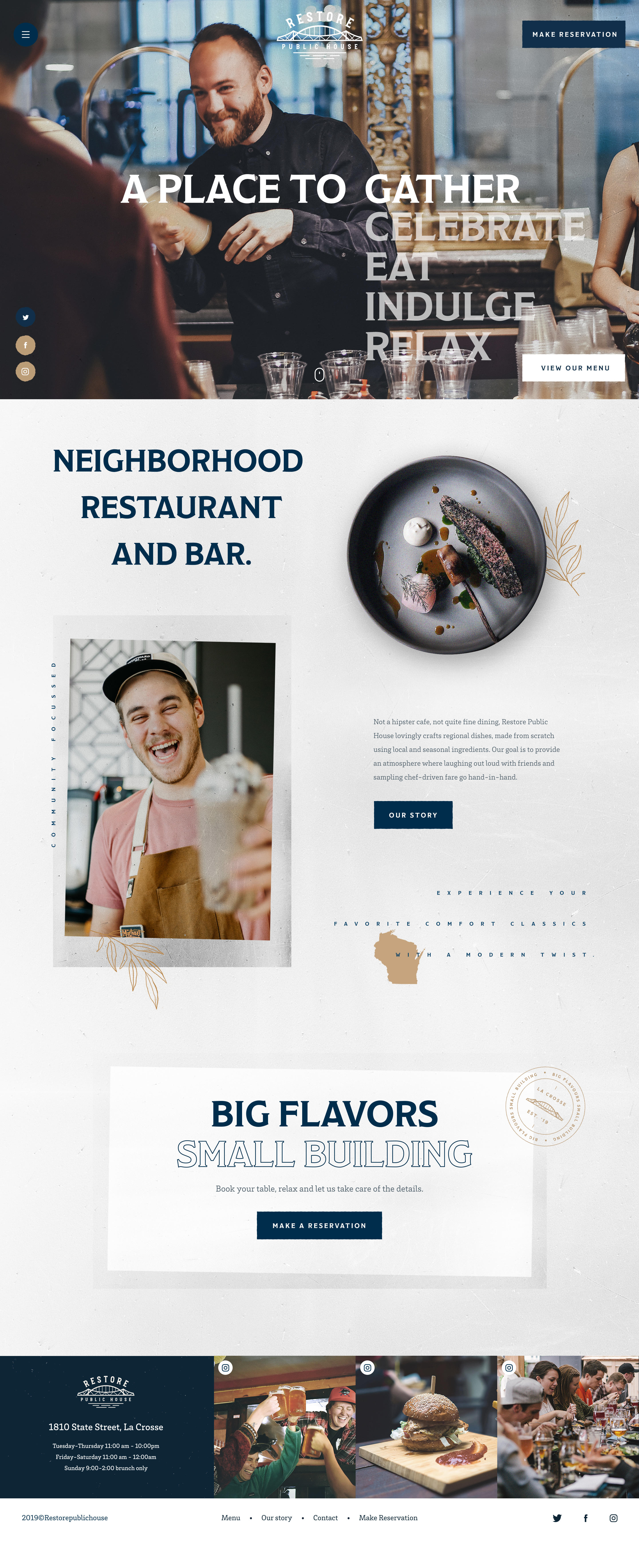restaurant web design company