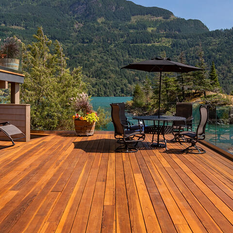 redwood deck