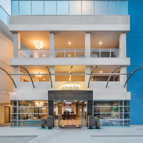 shade hotel website development